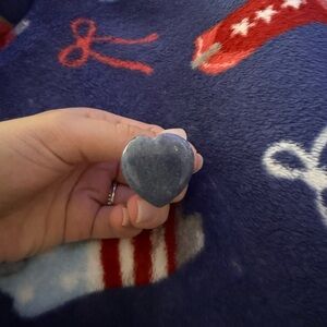 heart crystal airvent clip